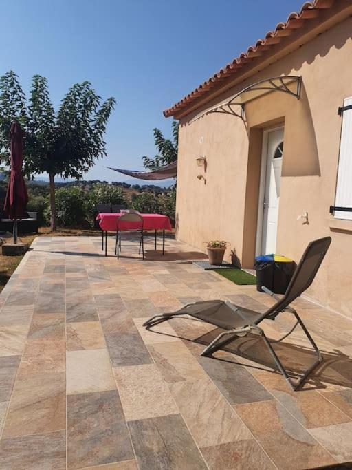Studio Mitoyen A La Campagne Vue Sur La Mer Cargese Exterior photo